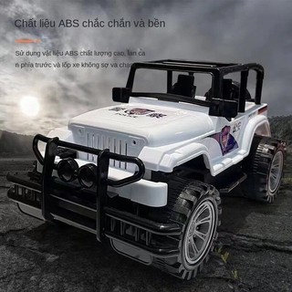 Địa hình xe cảnh sát quán tính mô phỏng lớn trẻ em địa hình xe mô hình cảnh sát xe jeep bé trai chống rơi xe đồ chơi