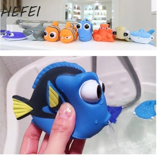 HEFEI Cá Hề Đồ Chơi Trẻ Em Đồ Chơi Phòng Tắm Chơi Phao Xịt Nước Dory Động Vật Biển Bé Bóp Đồ Chơi