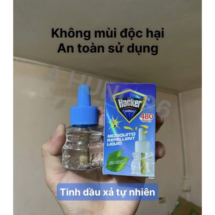 Tinh dầu đuổi muỗi Hacker , tinh dầu Hacker Sịn, tinh dầu đuổi muỗi chiết xuất từ xả hiệu quả