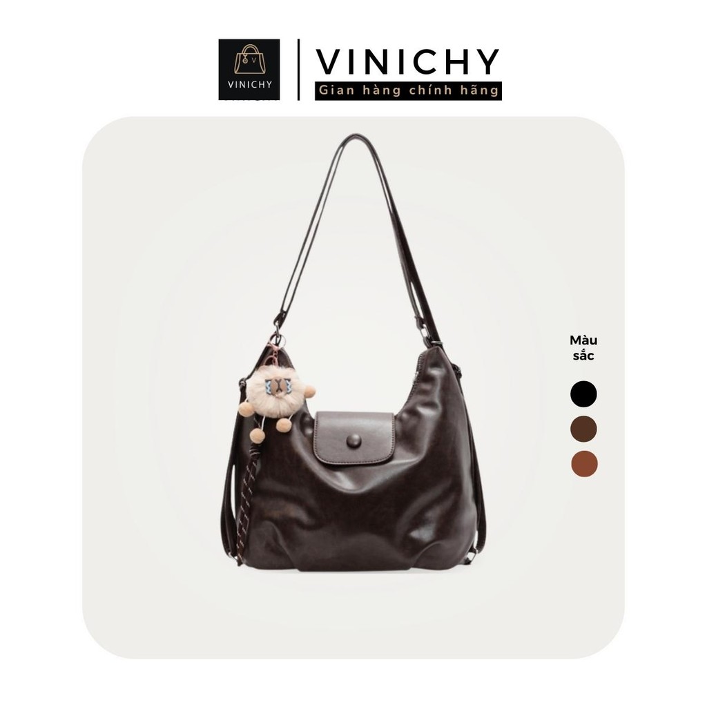 Túi xách nữ đeo chéo, đeo vai VINICHY, tote,balo dung tích lớn size 30cm HA634