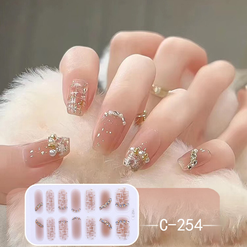 CANDY C4 Thái Shop Dán Móng Tay Không Cần Nướng Móng Tay Họa Tiết Đẹp