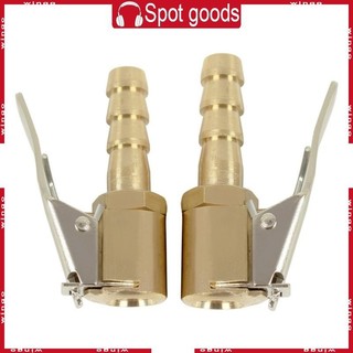Phụ Kiện Ô Tô GODD Air Chuck Hạng Nặng Mở Lưu Lượng Thẳng Khóa Trên Lốp Chuck Có Kẹp Barb Cho Máy Bơm Hơi Đồng Hồ Đo Compr