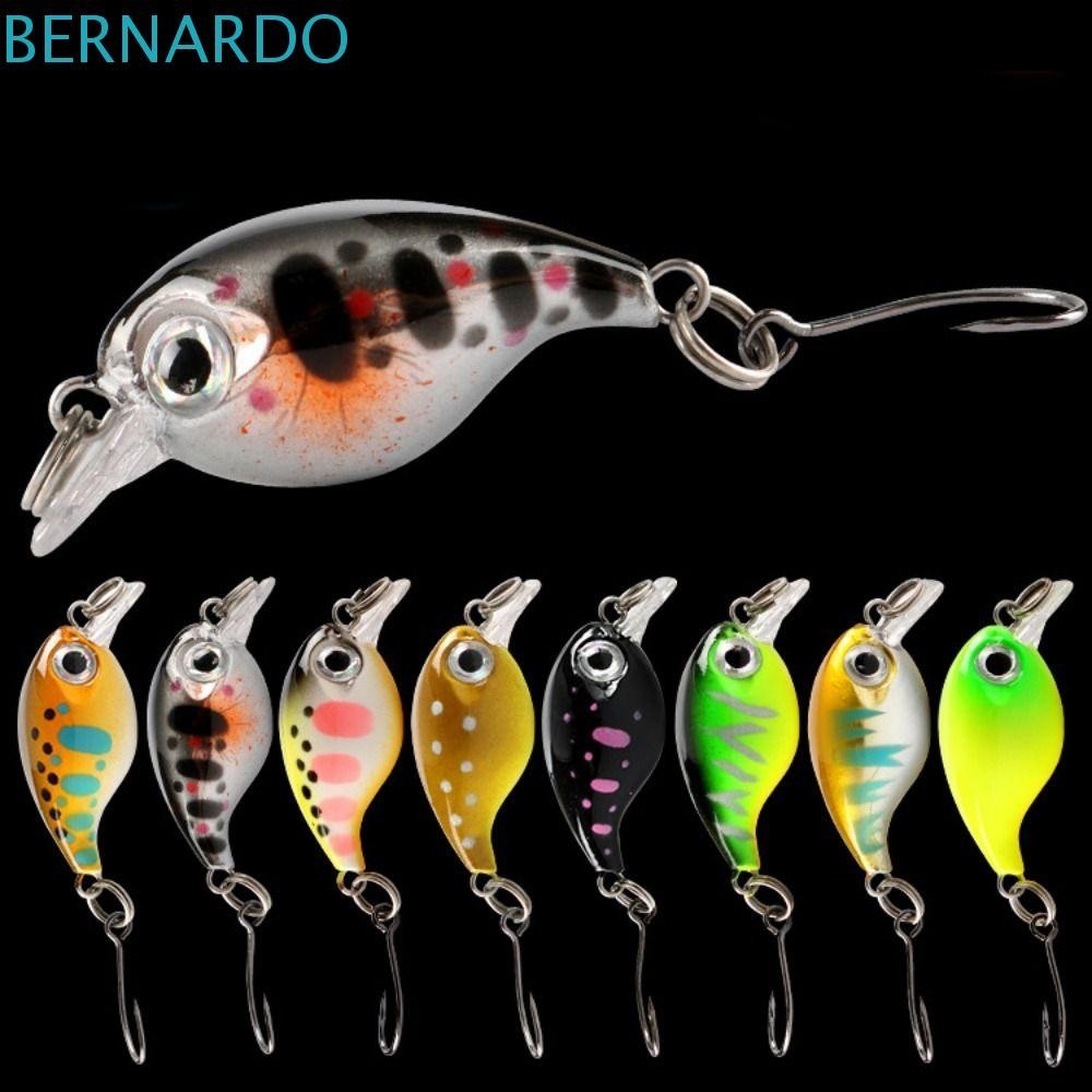 Mồi Câu Cá BERNARDO, Mini 3.6cm / 2.1g Mồi Minnow, Cần Câu Cá Chìm Dài Ném Nhân Tạo Mồi Cứng Cá Rô