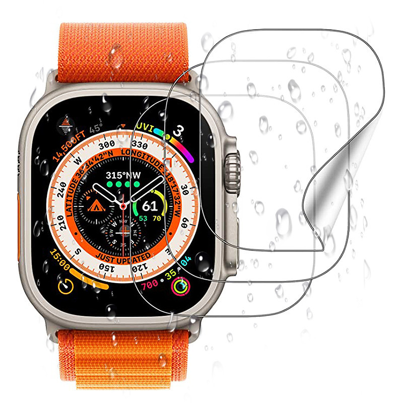 Miếng dán bảo vệ màn hình mềm cho Apple Watch Ultra 2 9D HD film No Glass iWatch Case Ultra 49mm Phi
