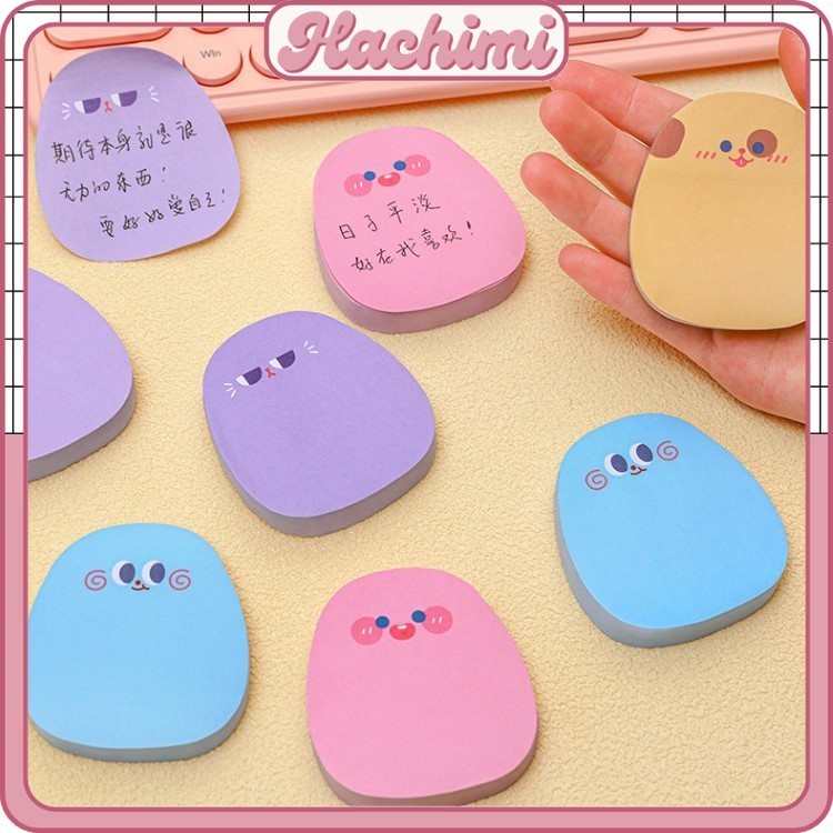 Giấy Note - Giấy Ghi Chú Hình Động Vật Xinh Xắn Ngộ Nghĩnh Dễ Thương Cho Học Sinh Nhiều Màu Sắc Tiện