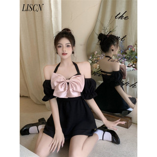 LISCN váy Đầm váy nữ body đầm thời trang xu hướng Cổ điển Thể thao WLQ24307YO 17Z240424
