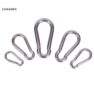 Canamek 304 Lò xo bằng thép không gỉ Carabiner Móc khóa Móc khóa Liên kết nhanh Khóa mới