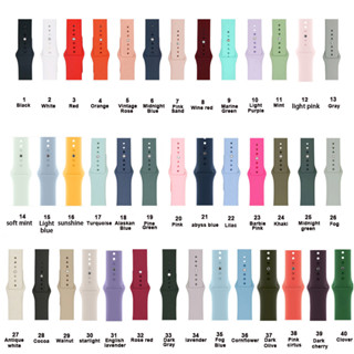 Dây đeo silicon thể thao cho đồng hồ Series 10 9 8 7 6 5 4 3 se Ultra 2 49mm 38mm 40mm 42mm 44mm 41mm 45mm 46mm Dây đeo thể thao thông minh