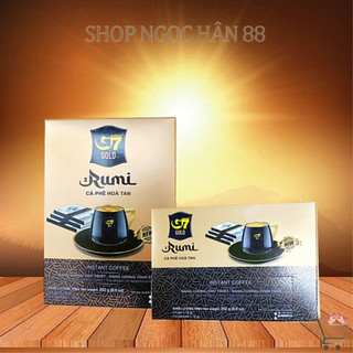 Hộp cà phê sữa hòa tan g7 gold rumi trung nguyên 14 gói x 18gr
