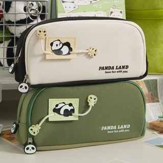 Túi Đựng Bút Gấu Trúc Hộp Văn Phòng Phẩm Chống Bám Bẩn Dung Tích Lớn Cho Học Sinh Hộp Bút Chì Mẫu Mới 2024