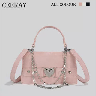 Túi Xách Nữ Ceekay Chính Hãng Da Vải Cao Cấp Quai Xách Dây Đeo Trái Tim Hàng Order Quảng Châu