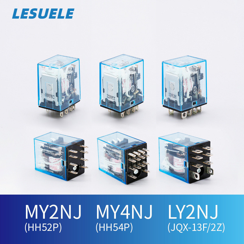 Lesu Đế rơle trung gian nhỏ 8 pin 14 pin với rơle điện từ MY2NJ LY2NJ MY4NJ