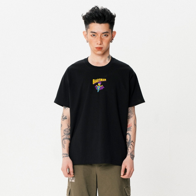 【COD】 Áo Thun BOO Unisex Oversized Bartman The Simpsons Online