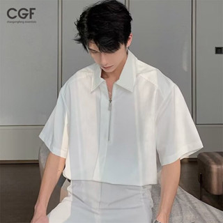 Chaogongfang essentials Mới Áo Sơ Mi POLO Nam Mùa Hè 2024 Màu Trơn Cao Cấp Tay Ngắn Đa Năng Công Sở Áo Thun Thường Ngày