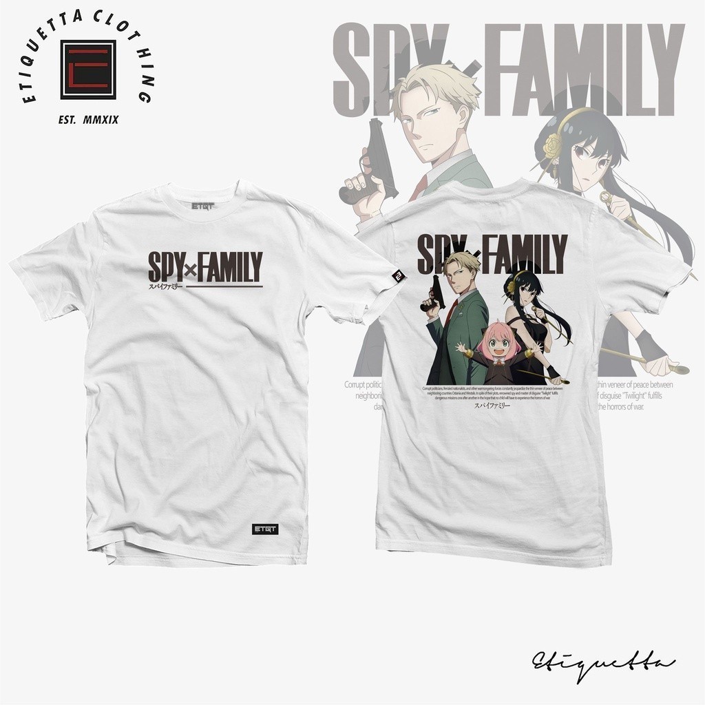 Áo thun nam nữ Anime Anime Shirt - Unisex  Spy x Family - Forger Family