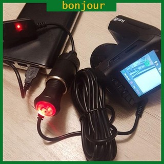 Bon USB 5V đến 12V Ổ cắm bật lửa ô tô Bộ chuyển đổi nguồn Dây ổ cắm nữ