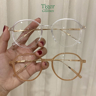 Tròng kính chống bức xạ kính gọng tròn thời trang -100 -150 -200 -250 -300 -350 -400 kính cận thị chống ánh sáng xanh dành cho nam và nữ 1129