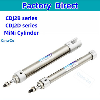Cdj2b Đôi Tác Động Khí Nén Xi Lanh Lỗ Khoan 10mm 16mm Mini Nhỏ Thép Không Gỉ Đơn 20mm 25mm 30mm 150mm Đột quỵ