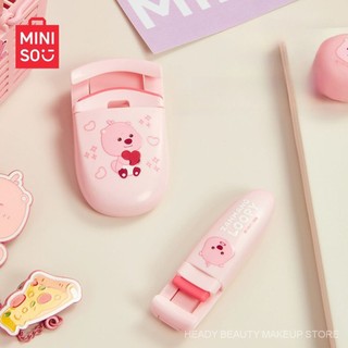 Miniso MINISO Likes Menglubi Series Portable Curling Eyelash Curler Set Novice Long-Lasting Shaping Convenient XUBR