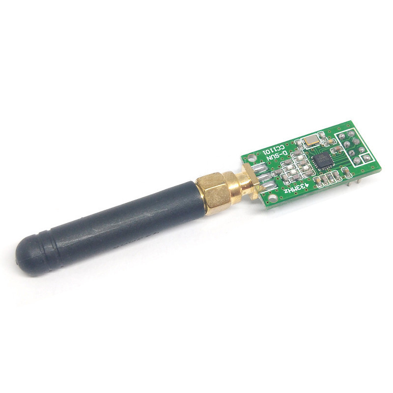1 CÁI 1.8-3.6V CC1101 Bộ thu phát RF không dây 315 / 433 / 868 / 915MHZ + Mô-đun không dây Ăng-ten S