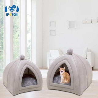 Ipotch Nhà Mèo Dễ Thương, Giường Có Thể Giặt Được, Đệm, Cho Chó Trong Nhà Mèo Con Chó Con Size Vừa Chó Con