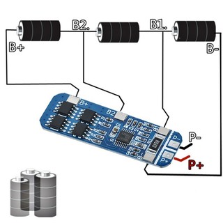 013 mạch bảo vệ pin 3s 10a - 12.6v