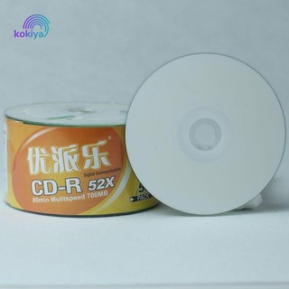 Kokiya 50 Đĩa Có Thể Ghi Trống In -R Đĩa 700MB Cho Dữ Liệu Và Âm Nhạc