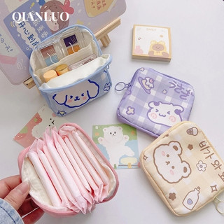 QIANLUO Túi Storage dùng cho đồ vệ sinh cá nhân / đồ trang điểm lớn Phim hoạt hình dễ thương và khóa kéo an toàn cho nữ GM2460MKP