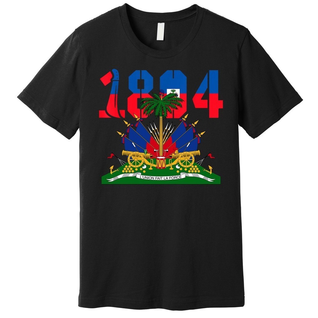 1804 Áo thun cao cấp ngày quốc kỳ Haiti Haiti Độc lập
