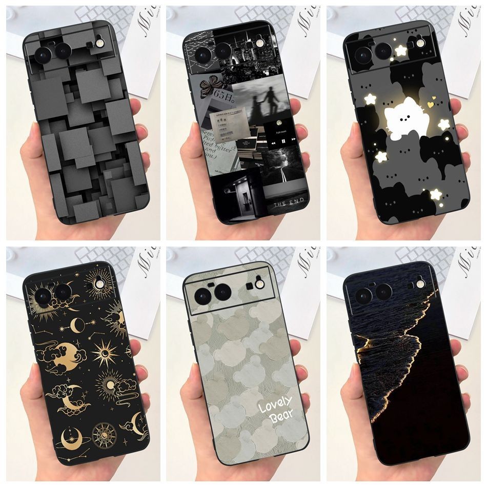 Ốp điện thoại silicon mềm sơn thời trang Google Pixel 6 6a 6 Pro Google Pixel6a Pixel6 6Pro