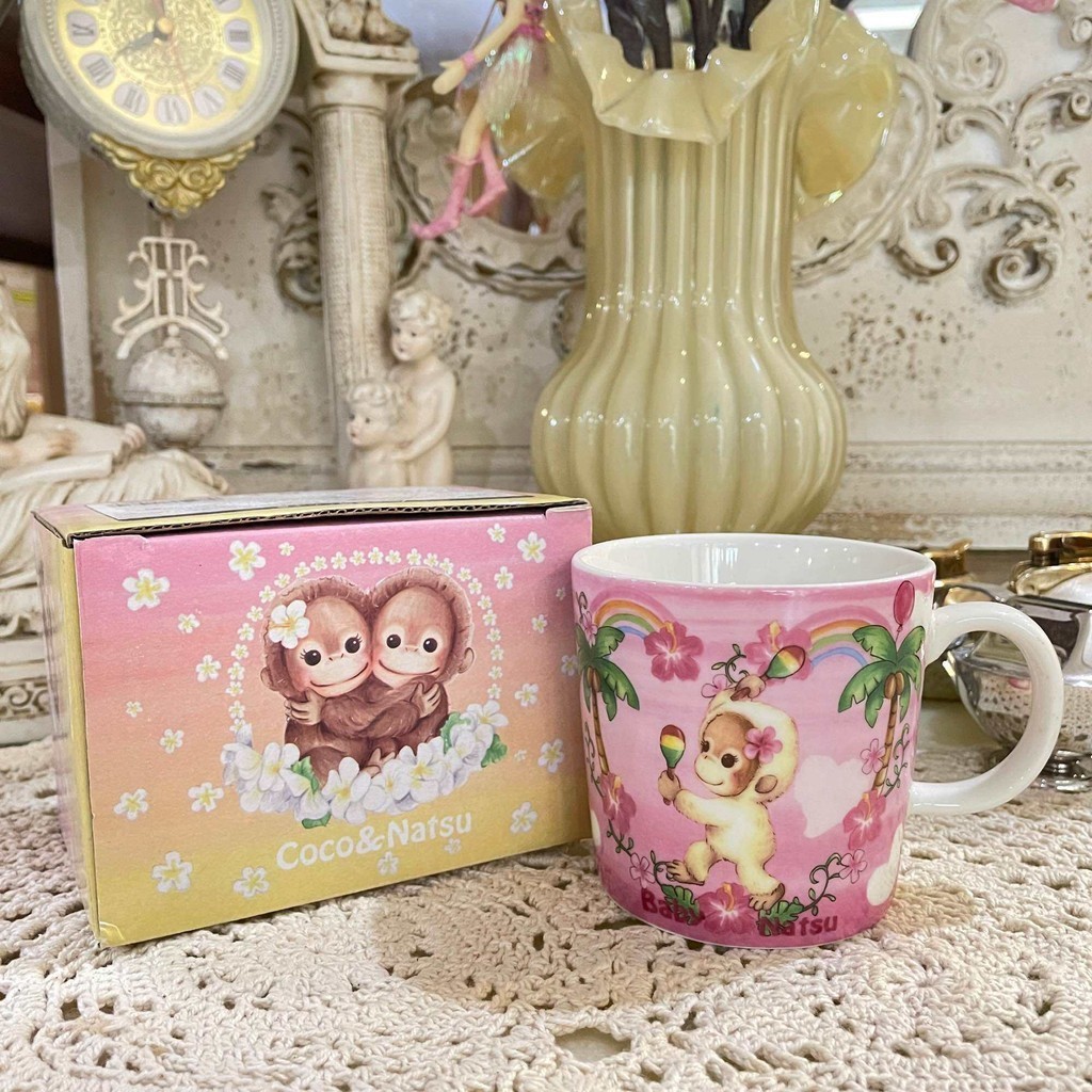 Ly Baby Coco&Natsu dễ thương , màu hồng xinh xắn -Baby Coco&Natsu cups are cute, pretty pink