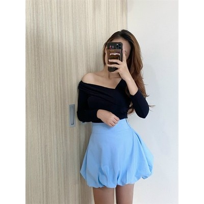 YU CHERRY | Chân váy nữ chữ a, chân váy dáng xòe, phồng YV028
