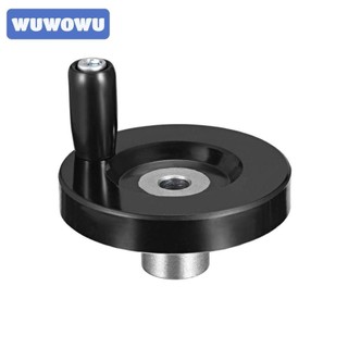 Tay cầm xoay tay wuwowu, bánh xe cầm tay 63mm / 2,48 "8mm / 0,32", máy nướng đen hoạt động linh hoạt cho máy phay