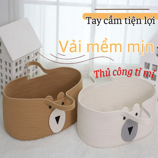 Giỏ Nôi Ngủ Myd.23 Cho Bé Sơ Sinh Gấp Gọn, Vải Cotton Mềm, Tiện Lợi Khi Đi Du Lịch, Picnic