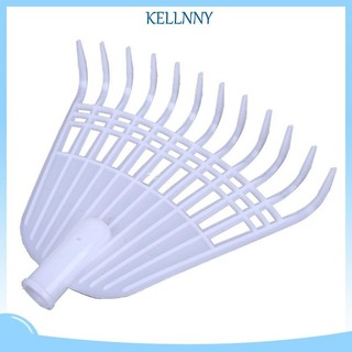 Kelnny 12 lá răng cào trắng nông nghiệp cào tay cầm cỏ cào nhẹ hoa trồng đất cào nhựa gard