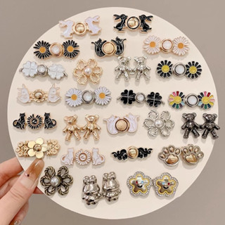 Bộ 4 Quần Eo Thổ Cẩm Có Thể Điều Chỉnh Kích Thước Quần Jean Khóa Eo Thời Trang Chân Cho Quần Áo Eo Váy Phụ Kiện