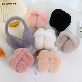 Vỏ Bọc Giữ Ấm Tai Nghe Mùa Đông Hình Tròn Phủ Lông Thỏ Thân Thiện Với Da Có Thể Điều Chỉnh Xoay Được