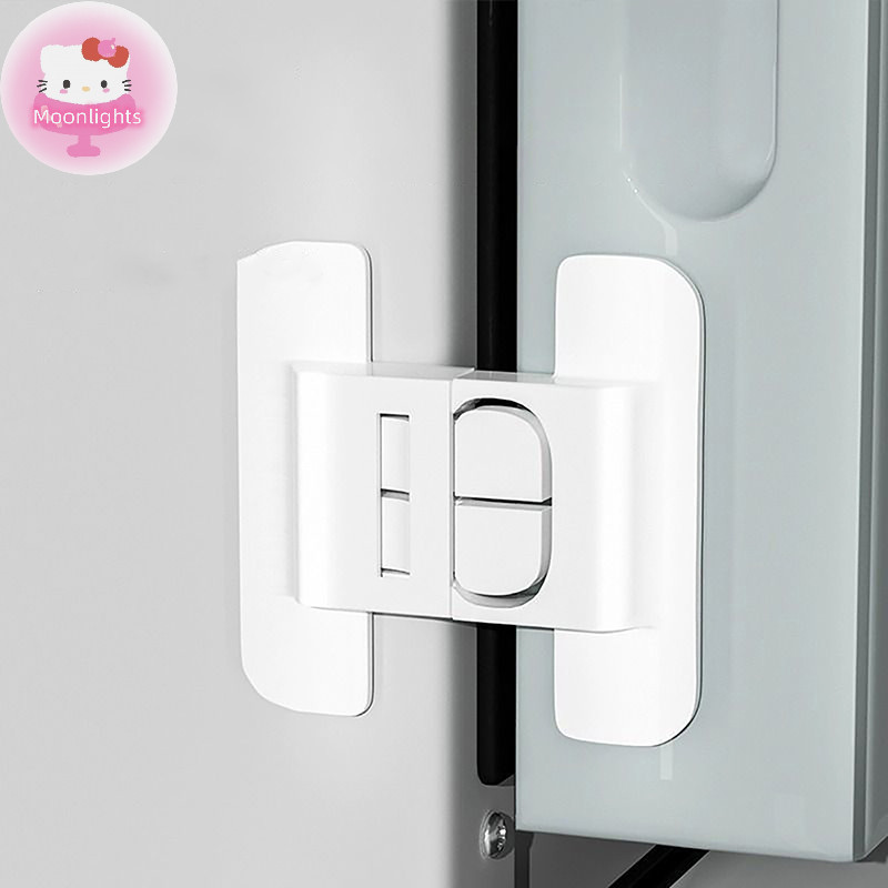 Moonlights Mới 1 Chiếc Tại Nhà Tủ Lạnh Khóa An Toàn Tủ Lạnh Tủ Đông Khóa Cửa Đa Năng Khóa An Toàn Trẻ Em Bảo Vệ An Ninh EN
