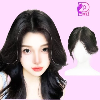 Tóc giả hai mái 3D mái bay cho nữ Pinky, Tóc giả che hói mái dài lơi siêu lưới cực đẹp
