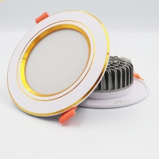Đèn Led Âm Trần  3 Chế Độ ánh sáng Đế Tản, Đế Đúc (NGUỒN LIỀN)
