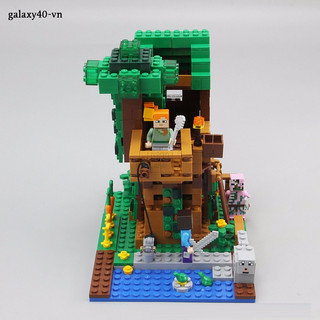 Đồ chơi Sluban mô hình cây minecraft mini