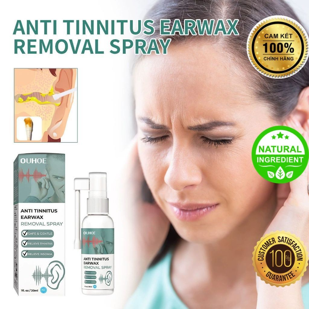 CHAI XỊT GIẢM Ù TAI – NGỨA TAI – TAI TIẾT DỊCH – TẮC ỐNG TAI - THẢO DƯỢC 100% - SIÊU RẺ