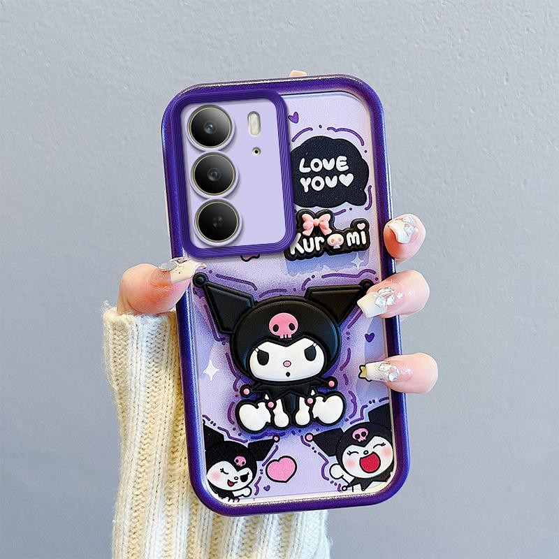 Dành Cho Realme C75x Ốp Lưng 3D Lập Thể Silicon Mềm Hoạt Hình TPU Vỏ Điện Thoại Realme C75x C 75x RM