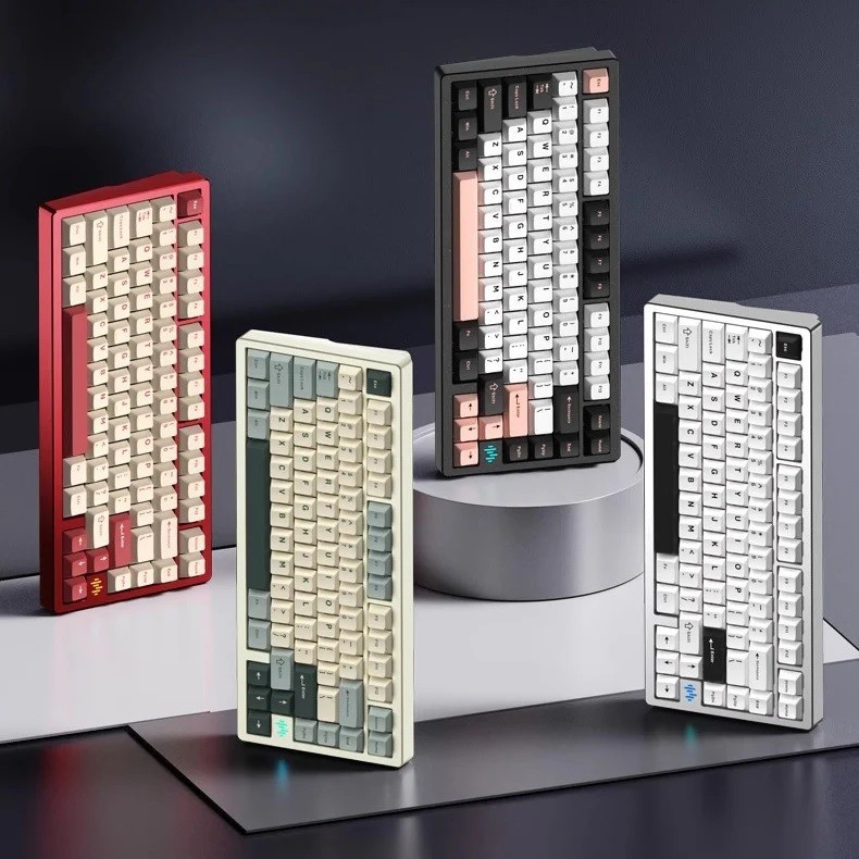 Bàn Phím Cơ PMO WAVE75 | 3 Chế Độ, Via, Ball Catch, Nhôm CNC | MKShop | BigBuy360 - bigbuy360.vn