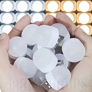 Đèn ngủ USB Mini - Đèn bảo vệ mắt đọc sách tròn nhỏ - Đèn đọc sách LED Đèn cắm USB - Đèn đọc sách USB sạc dự phòng - Di động, trắng ấm