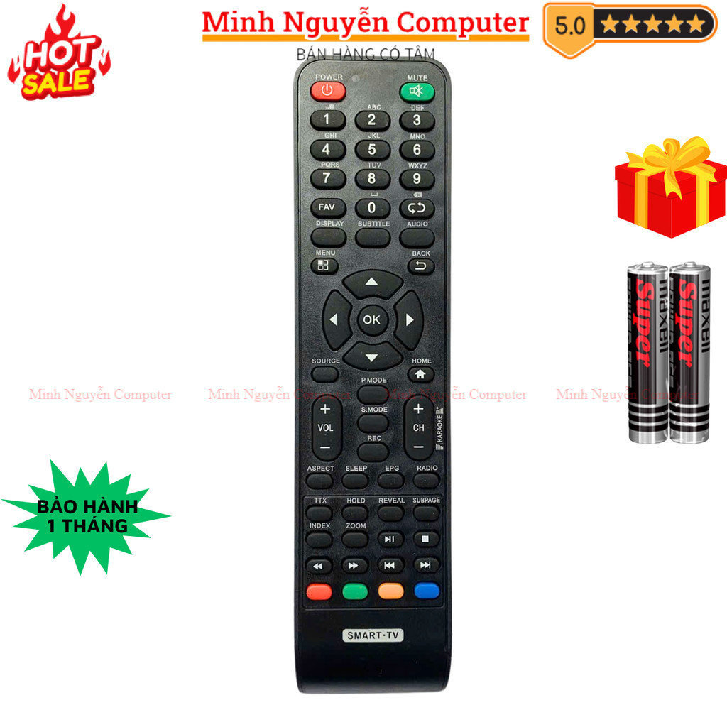 Remote điều khiển TV IMUSIC SMART - TV NANOMAX - Minh Nguyễn Computer