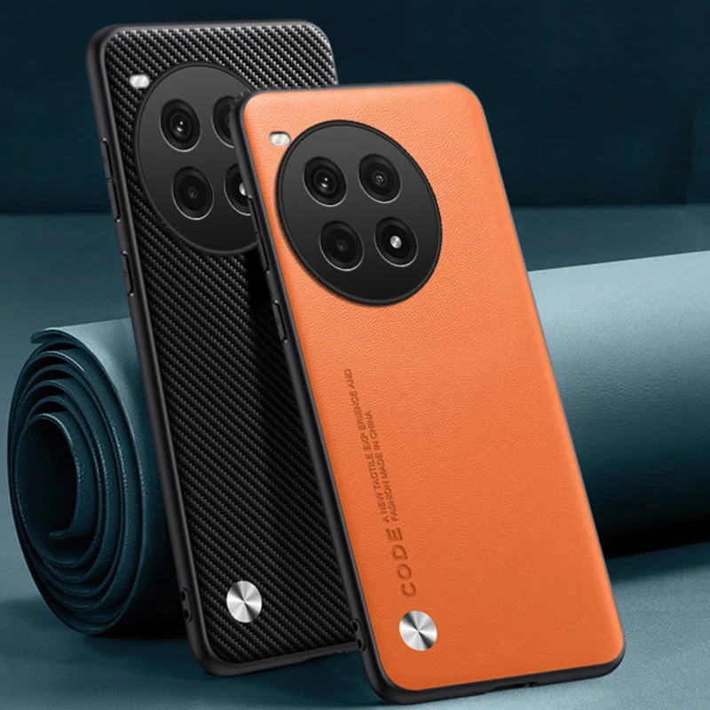 Ốp Da PU Sang Trọng Cho OnePlus Ace 3 Pro Ốp Lưng Silicon Mờ Bảo Vệ Toàn Diện Ốp lưng One Plus Ace 3