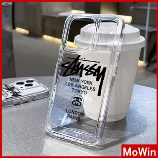 Mowin - Dành cho iPhone 15 Pro Max Trường hợp rõ ràng TPU Mềm mại Nút mạ điện Bảo vệ Máy ảnh chống sốc Logo hợp thời trang Tương thích với iPhone 14 13 12 11 XS XR 7Plus 8Plus