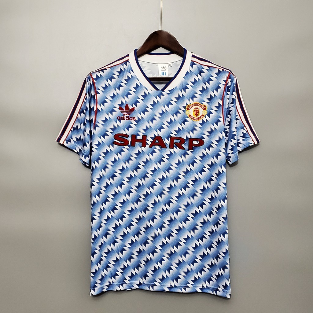 Áo bóng đá sân khách Man U Retro 90-92 MU