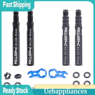 2 Chiếc 45 Mm Xe Đạp Bên Trong Ống Mở Rộng Pháp Presta Van Lõi Adapter